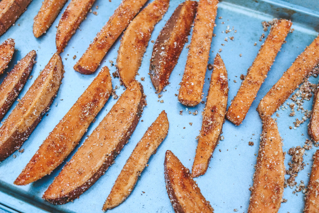 oven-baked sweet potato fries