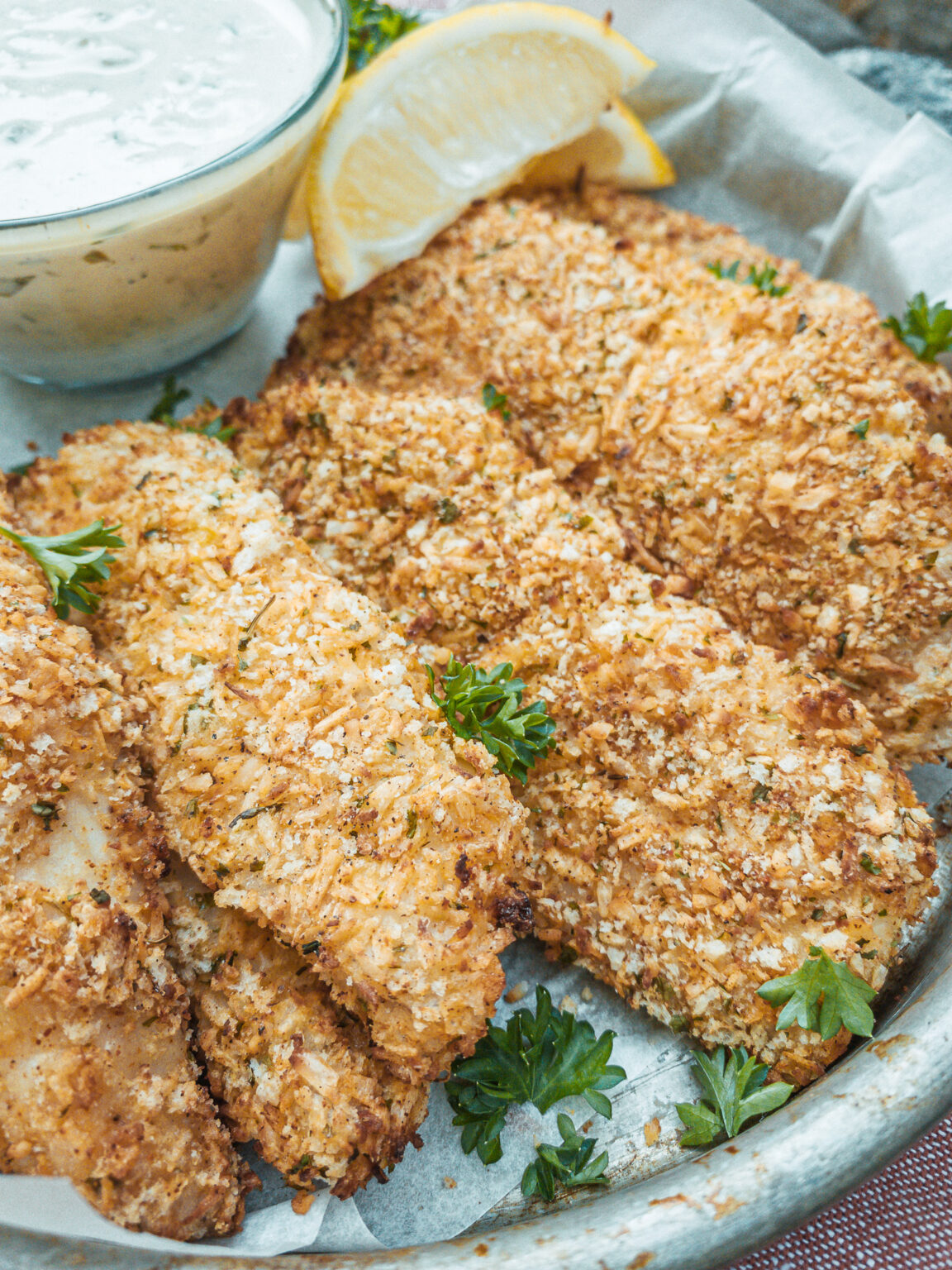 Crispy Air Fryer Fish Fillets For Fisk Sake