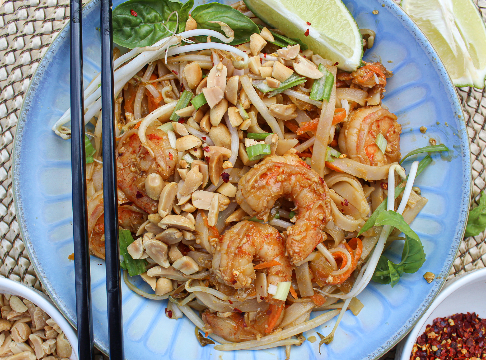 The Best Pad Thai with Shrimp